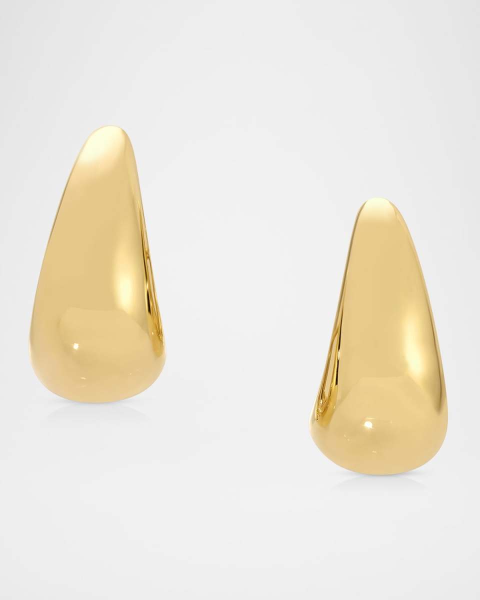 18K Yellow Gold Small Claw Earrings